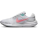 NIKE Vomero 16 Women's Running Trainers Sneakers Fashion Shoes DA7698 (White/Pure Platinum/Dynamic Turquoise/Lava Glow 101) UK4 (EU37.5)