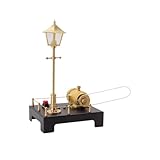 RETROL SE-01 Mini Steam Generator Lamp Scene Set, Functional Steam Power Engine Accessory, Educational Vintage Display