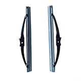 Jonikuper Headlight Wiper Blade Pair for Mercedes W126 260 SE 300 SE 420 SE 500 SE 560 SE Models with OEM Numbers 1268201644 and 1268201544