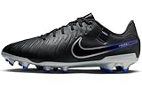 Nike Men's Legend 10 Football Shoe, Black/Chrome-Hyper Royal, 7.5 UK