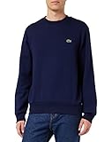 Lacoste Mens Fleece Sweatshirt Navy S