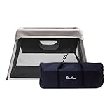 Silver Cross - Slumber 3-in-1 Travel Cot - Travel Cot/Crib - Baby Travel - Compact Travel System - Stone
