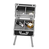 TOYANDONA 1set Doll House Miniature Cosmetics Box Makeup Kit Lipstick Perfume Brush Models Dollhouse Decoration Plaything for Building