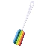 ZOHIKO 1PC Cleaning Tool Sponge Brush For Wine Glass Coffe O4Q6 Cup Glass Tea scrub,dish Coffee Tool washer Washer dishwashing cloth stainless Cleaning a dishwashing brush brush,rainbow bottles spong
