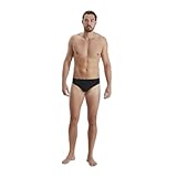 Speedo Men's Endurance+ 7cm Swimming Briefs | Chlorine Resistant | Swim Fitness | Training, Black, 34
