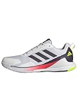 adidas Men's Novaflight 2 Indoor Shoes Sports, Cloud White/Aurora Met. / Aurora Plum, 9 UK