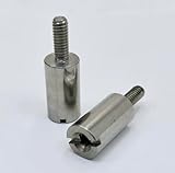 High-Strength Stainless Steel Timer Plate Stand-Off Studs .700” Length for 1970-1999 Harley Shovelhead/EVO Big Twin & 1971-2003 Sportster Ironhead/Evolution – Sold AS A Pair - Replaces HD# 32606-82