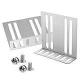 Lyreh Double DIN Installation Kit, Universal Car Stereo Radio Metal Mounting Bracket Car Audio & Video Dash Mounting Frame W/Screws for Auto Audio Accessories