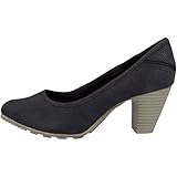 s.Oliver Women's 5-5-22404-20 Pump, Navy, 6 UK