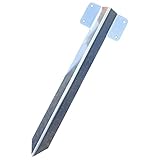 Timber Railway Sleeper Driveway Path Straight Edge Edging Bracket Heavy Duty - Galvanised Steel Raised Beds Durable Rust Free Easy Installation Retaining Walls