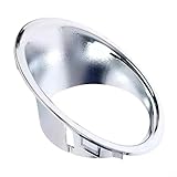 EXTRWORY Front Bumper Fog Lamp Cover For BMW Chrome Trim Electroplating Frame For Mini For Cooper R55 R56 R57 2007-2011 OEM 51112753661 51112753662