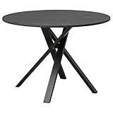 IKEA MARIEDAMM Table, 105 cm, Black Marble Effect