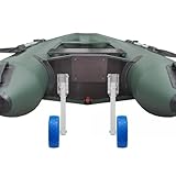 MEHOOSPVN Inflatable Boat Launching Boat Launching Wheels, Dinghy Wheels, Dolly Launching Wheels, launching Wheels for Inflatable Boat Dinghy Yacht Tender raft Marine, Launching Wheel, Max Load 150kg