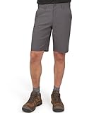 Weatherproof Vintage Mens Shorts - Casual Summer Lightweight Cargo Shorts Zipper Pockets, Quick Dry Stretch Hiking Tech Short, Grey Stone, 40
