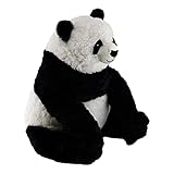 Large 22" Soft Plush Sitting Panda Bear Toy White & Black Stuffed Teddy Kids Toy