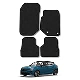 Vauxhall Corsa F (2020+) Compatible Car Mats Accessories [NOT FOR EV] Carpet Tailored Fit Black Trim Full Coverage Accessory Floor Mat Water-Resistant Anti Slip Backing Full Coverage Hand-Finished