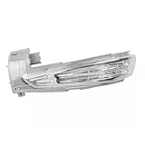 Tokenhigh Wing Mirror Indicator Light Compatible with Citroen C4 Grand Picasso C5 2013-2018, Turn Signal Light, LED Indicator Signal Repeater Light Lamp (Left Passenger Side)