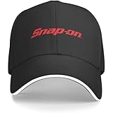 Summer Sun Hat SnapOn Tools Adjustable Black Baseball Cap Polyester Dad Hat for Men Sporty Style Casual Headwear Cap Adjustable Fit CapUnisex Gift