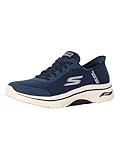 Skechers Men's Go Walk Arch Fit 2.0 Simplicity 2 Sneaker, Navy Textile/Synthetic, 9 UK