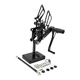 Motorcycle Foot Pegs Footrest For VFR400 NC30 RVF400 NC35 Motorcycle Rearset Footrest Footpeg CNC Aluminum Alloy Pedal Foot Peg