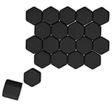 MNBHJGR 20 Pcs Wheel nut covers, for VW Scirocco 2008-2017 Protective Caps for Wheel Bolts and Nuts Bolt Cover Car Wheel Caps,19mm