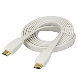 JAFSAL ONLINE Flat HDMI Cable –1080p High Speed Ethernet Support Audio Video Return Cord with Gold Plated Connectors Compatible with- Xbox, Playstation, Home Theatre Projector Laptop - (3 Meter)