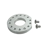 Gnyduw CNC Adjuster Carburetor Inlet Manifold Spinner Plate Adaptor For ZS190 Zongshen Daytona Anima 190cc 212cc Engines Parts (Silver)