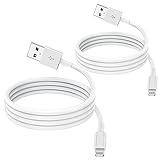 2 Pack Apple MFi Certified iPhone Charger Cable 2m, Apple Lightning to USB Cable Cord 2 metres Fast Charging A pple Phone Long Cable for iPhone13/12/12 mini/ 11/11Pro/Max/X/XS/XR/XS Max/8/7/6/iPad