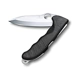 Victorinox Hunter Pro Swiss Army Knife, Large, Multi Tool, 2 Functions, Large Locking Blade, One Hand, Black