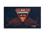 Red Bull Racing F1 Team Max Verstappen Official Flag 2025, Navy Blue and Orange
