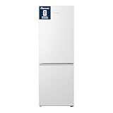 Fridgemaster MC50175A 50cm Freestanding 60/40 Fridge Freezer - 175-litre capacity with Crisper box - Reversible Door - LED Lighting- 4 Star Freezer Rating - White - E Rated