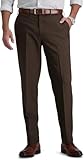 Style Spot Mens Everpress Trouser Formal Pants Premium Material Regular Fit Ideal for Casual Wear (Brown, 30W - 27L)
