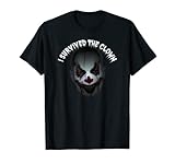 Evil Halloween: I Survived The Clown, Scary Clown T Shirts T-Shirt