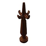 Brown Sunwood Ridge Sceptre Finial TRF Durable Powder-Coated Die Cast Aluminium Ridge Decorative End