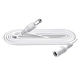 Auroh CCTV 2.1 x 5.5mm DC 12V Power Extension Cable Black 3M/5M/10M Male to Female, Power Supply Adapter Extender Cord for CCTV Security Cameras, DVRs, LED Strips, Routers. (3 Mtr White)