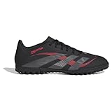 adidas Unisex Predator Club Turf Football Boots, core Black/Grey Four/Lucid red, 6.5 UK