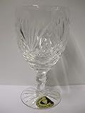 Tutbury Crystal 821 Belmont Pattern Wine Glass Small H 12 cm Single Piece Hand Made & Hand Cut in England