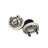 ACC Parts Rear Lamp Bulb Holder Set Compatible with MG & Triumph Spitfire GT6 Stag TR6 Dolomite – 2-Piece Tail Light Bulb Socket Kit – Replaces Lucas 545988