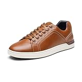 Bruno Marc Men's Casual Trainers Dress Sneakers Fashion Oxfords Skate Shoes for Men Brown Size 11 US / 10 UK SBFS211M