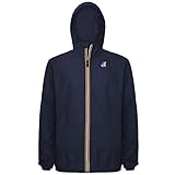 K-Way Men's Le VRAI Claude 3.0 Rain Jacket, Blue (Depht Blue), XL