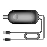 2025 TV Aerial Booster Amplifier - High Gain Signal Booster for Freeview HD, Clears Pixelation & Boosts Weak Signals, Low Noise USB Power Supply, Works with Indoor Aerial