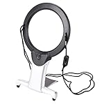 ARSUK Magnifying Glass with Light 2 in 1 Hands Free Reading Magnifier Neck Hanging Cord & Desk Stand for Crafts Handcraft Sewing Jewelry Hobby