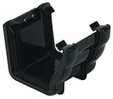 FLOPLAST Union Bracket RUN1 for 110mm Niagara Ogee System (Black)