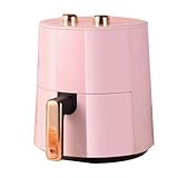 YAONJS Household Air Fryer Oven Large Capacity Intelligent Oil-free Compact Multi-function Automatic Cooking Machine(Pink)