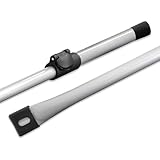 Purely Outdoors Universal Awning Rear Upright Poles (Pair) - Suitable for Caravan Awnings, Prevents Draughts, Telescopic Design, High-Grade Steel