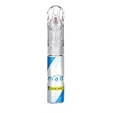 MADPAINTS Car Touch Up Paint Pen Compatible with PIAGGIO VESPA BIANCO LUNA WHITE 544 MOTORBIKE BIKE SCOOTER - 20ml Precision Scratch Repair Kit with Needle & Brush - Exact Colour Match (JUST PAINT)