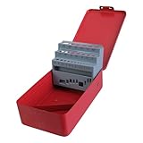 Iron Drill Bit Storage Case with Scale Marks Empty Drill Bit Box Easy Carry Metal Drill Bit Indexs Box Twist Drill Bit Hold
