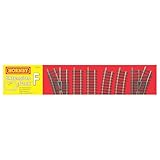 Hornby R8226 OO Gauge Track Extension Pack F - Extra Track Pieces for Model Railway Sets, Model Train Track Pieces, Includes - Straights, Curves, LH Point, RH Point & Buffer Stop - Scale 1:76