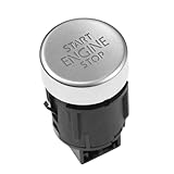 AUTOXBERT Car Engine Start Stop Push Button Switch Round 5N0959839 for VW Golf Tiguan 2008-2018 Sharan 2011-2021 Seat Alhambra Auto Replacement Parts