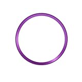 VekAuto 1 Pcs Steering Wheel Ring Trim Compatible for Audi A3 2012-2016, Aluminum Alloy Purple